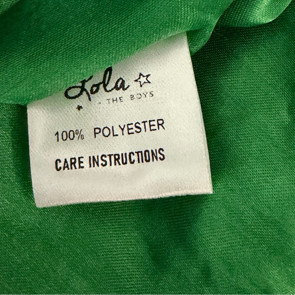 LOLA + the boys EMERALD SHIMMER PARTY girls DRESS - Picture 7 of 13